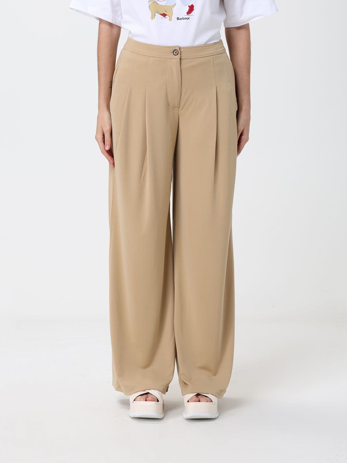 Ralph Lauren Palazzo Trousers in Crêpe · 2