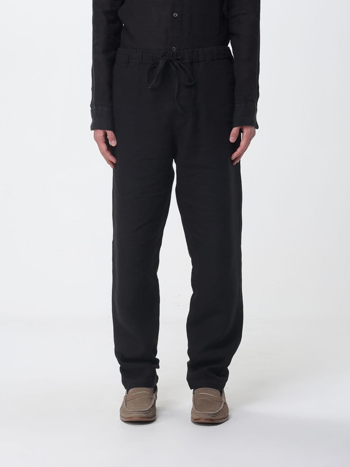 120% Lino Linen Drawstring Trousers