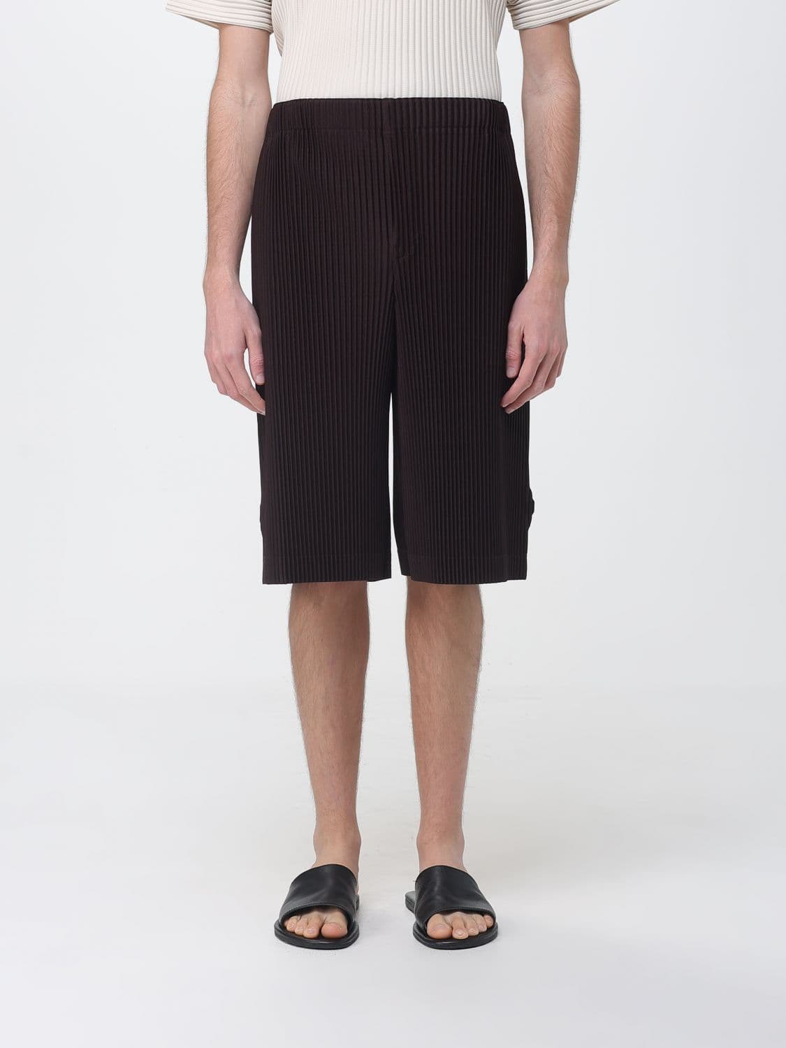 Homme Plisse' Issey Miyake Pleated Crepe Shorts