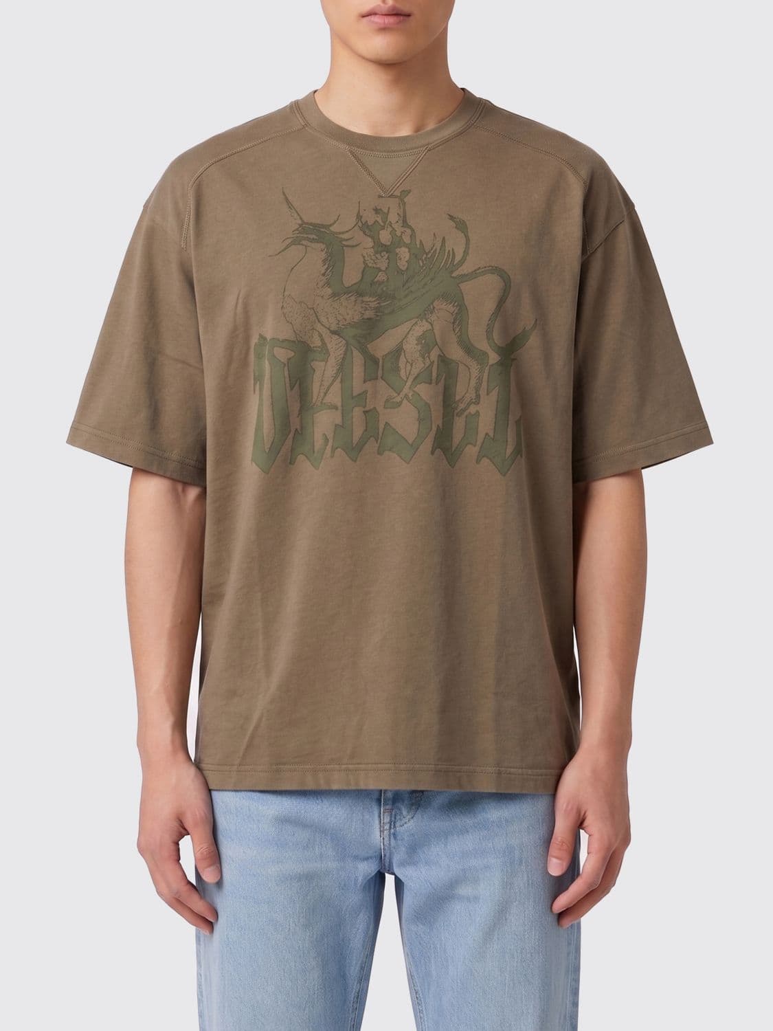 Diesel Printed Cotton T-Shirt