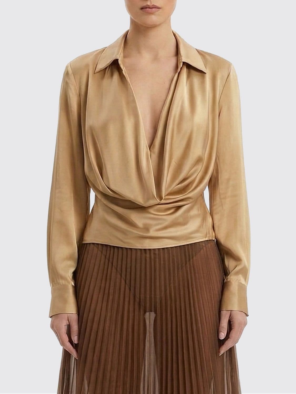 Blumarine Stretch Viscose Blouse · 42