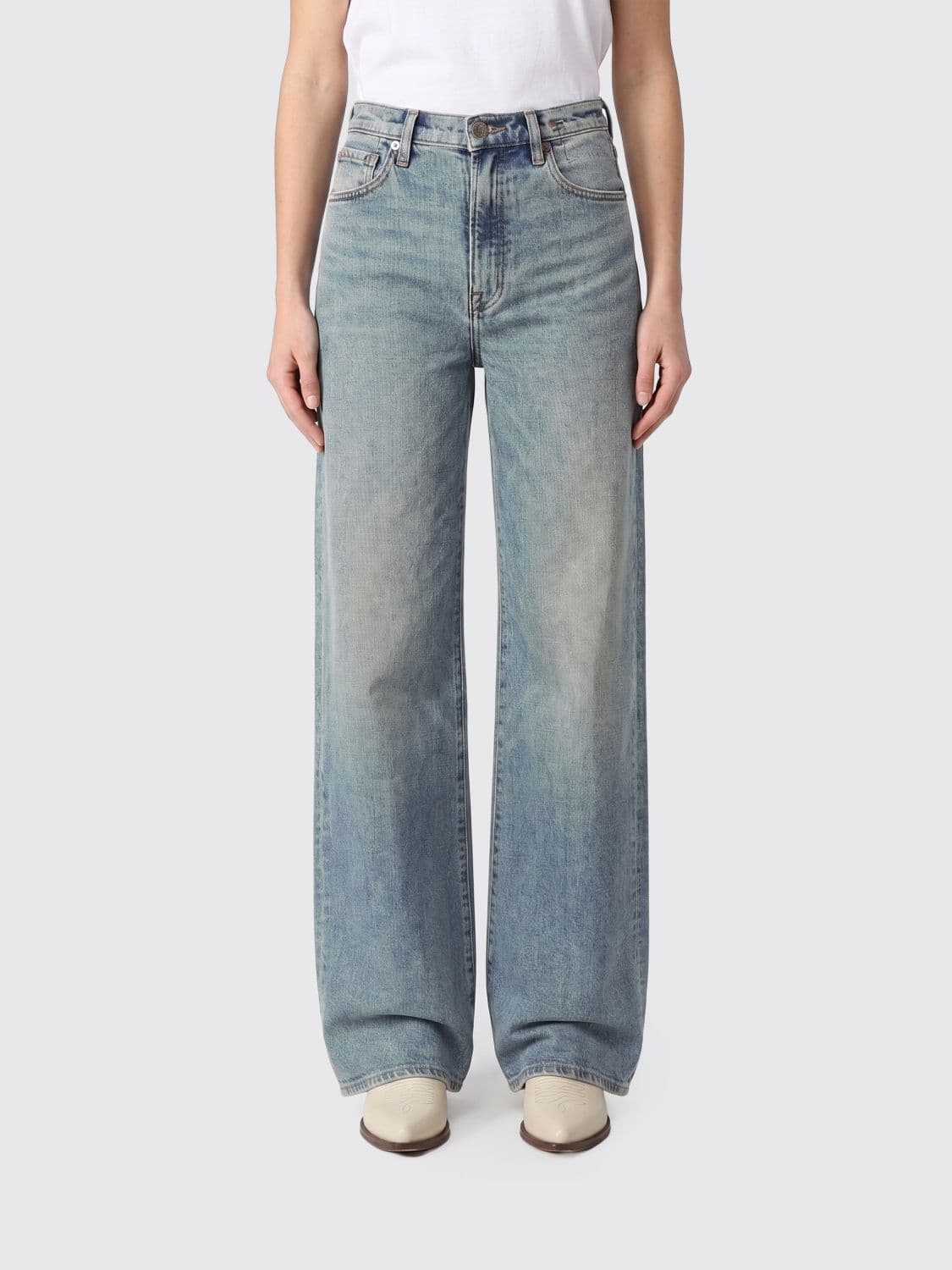 R13 Denim Palazzo Jeans