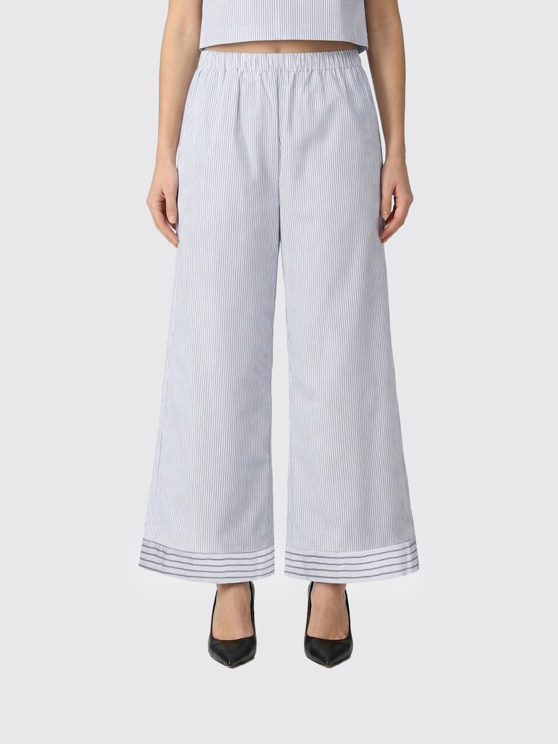 By Malene Birger Organic Cotton Wide-Leg Pants · 40