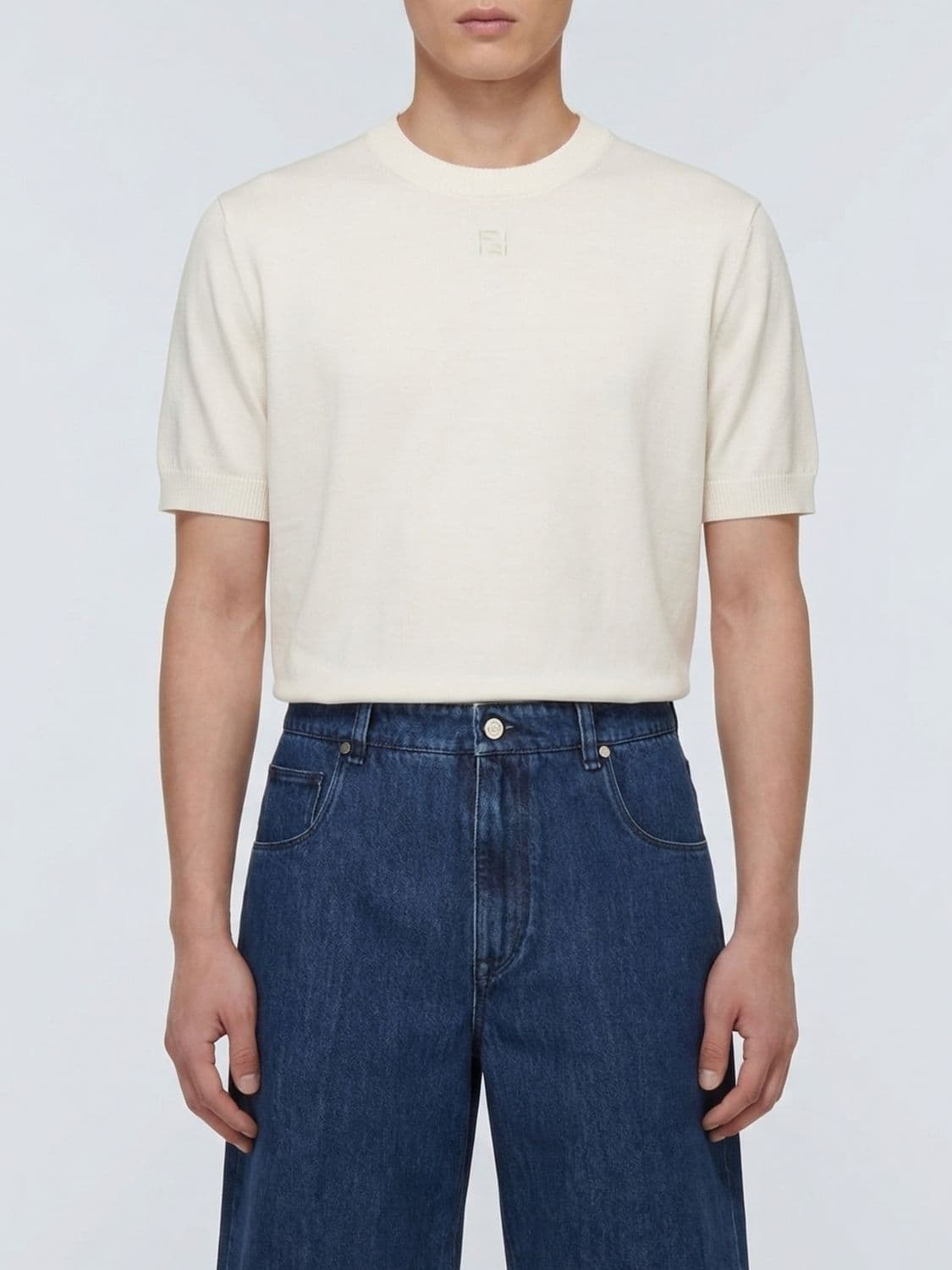 Fendi Cotton and Cashmere Sweater