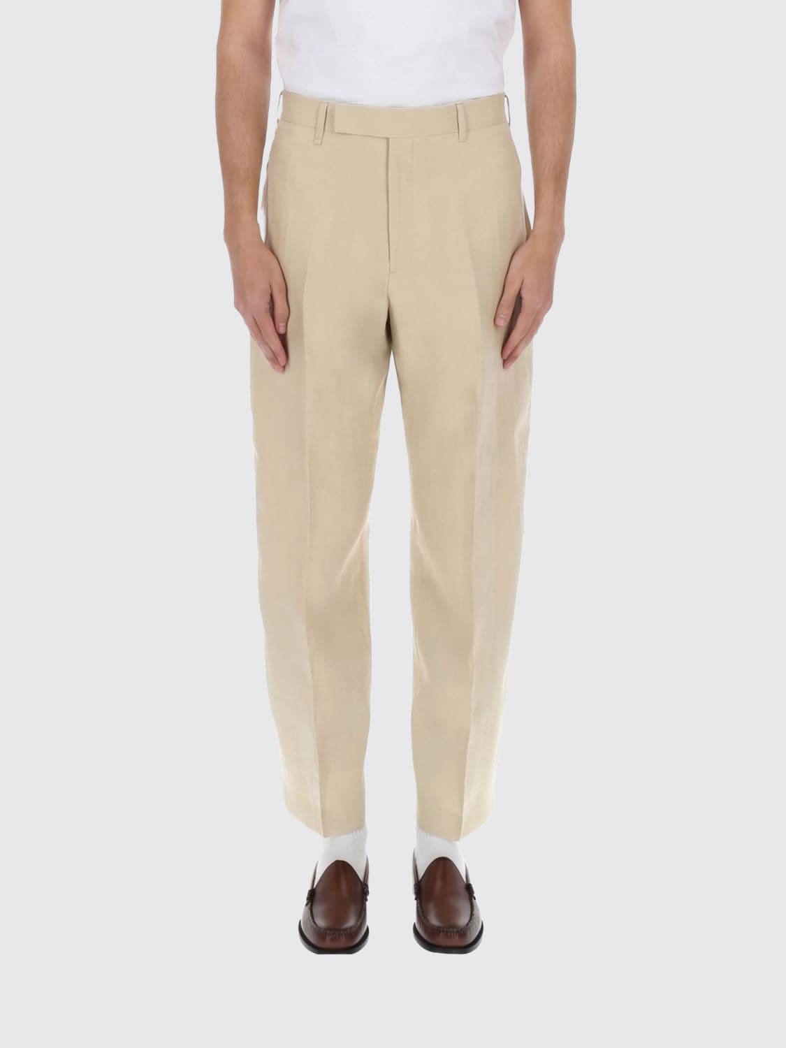 Paul Smith Linen and Viscose Tailored Trousers