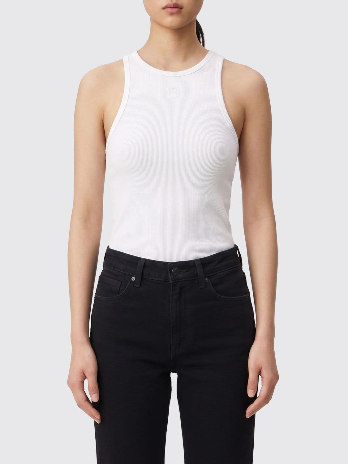 Anine Bing Stretch Viscose Top