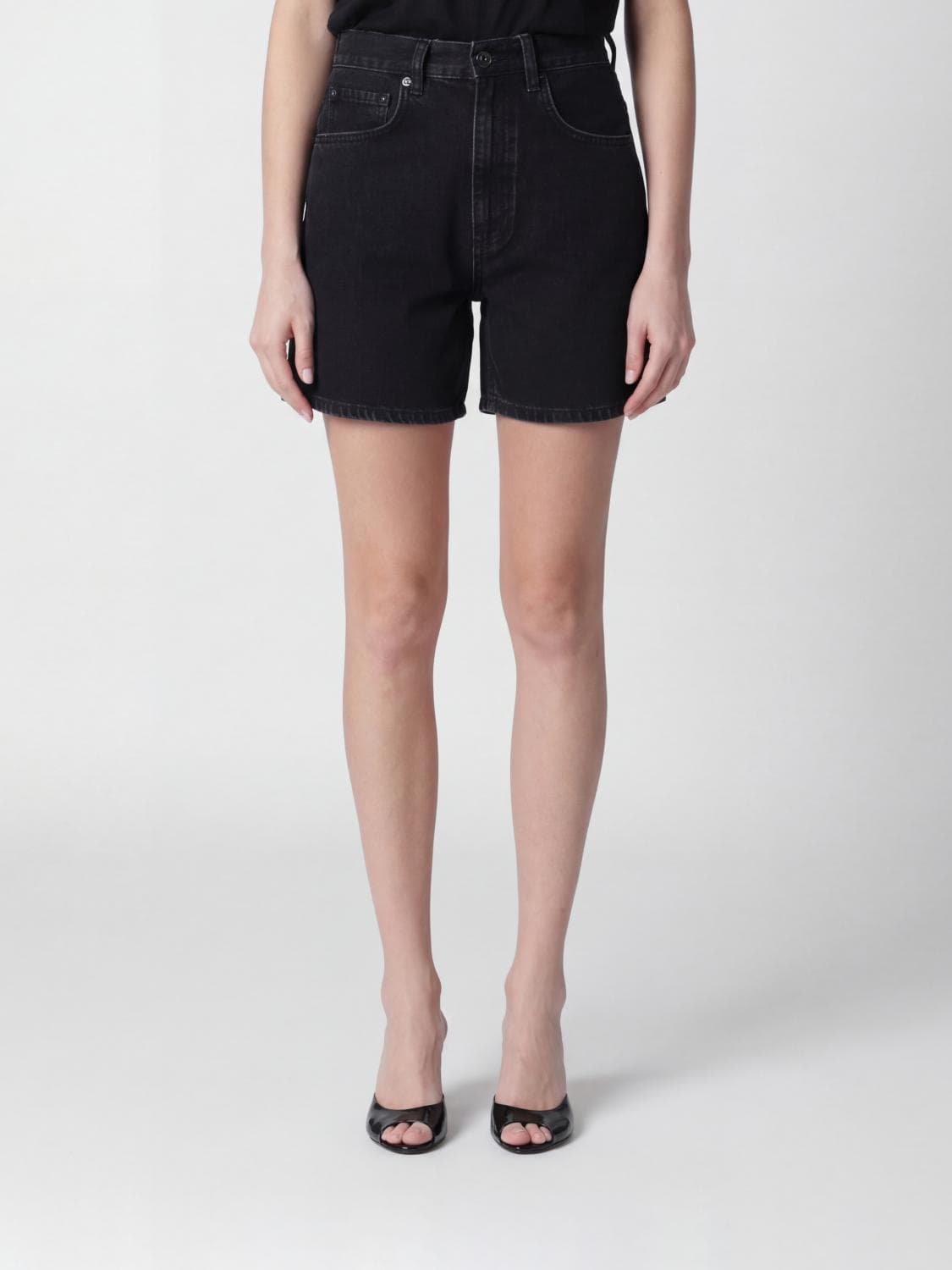 Anine Bing Cotton Denim Shorts