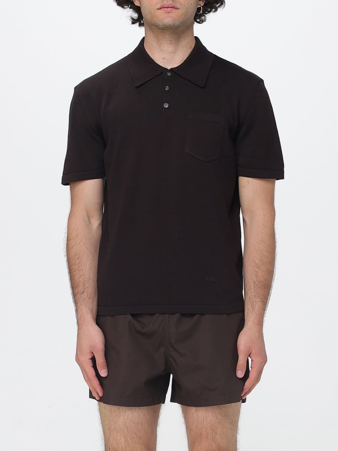 A.p.c. A. P.C. Cotton Knit Polo