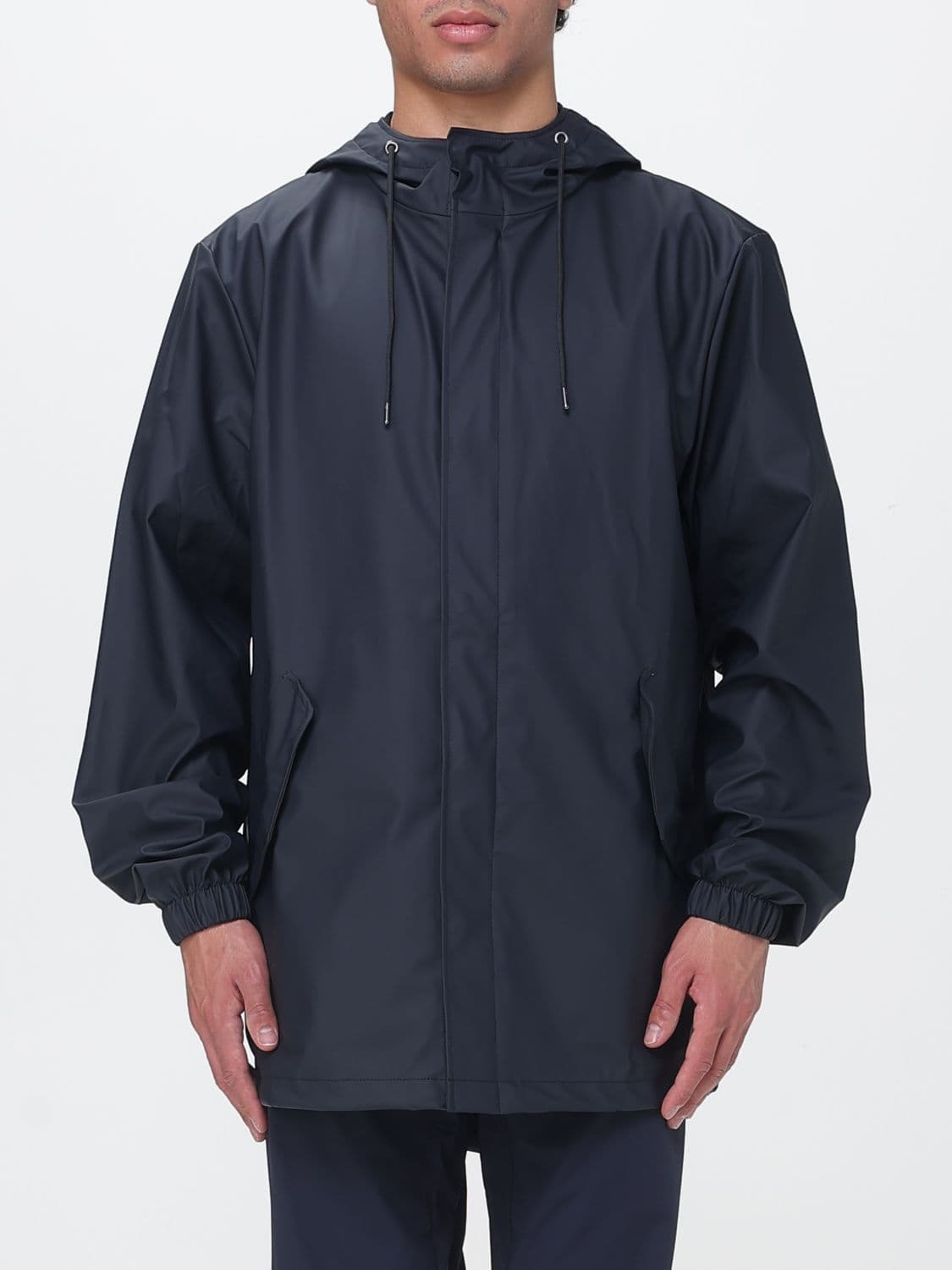Rains Hooded Raincoat in Polyester