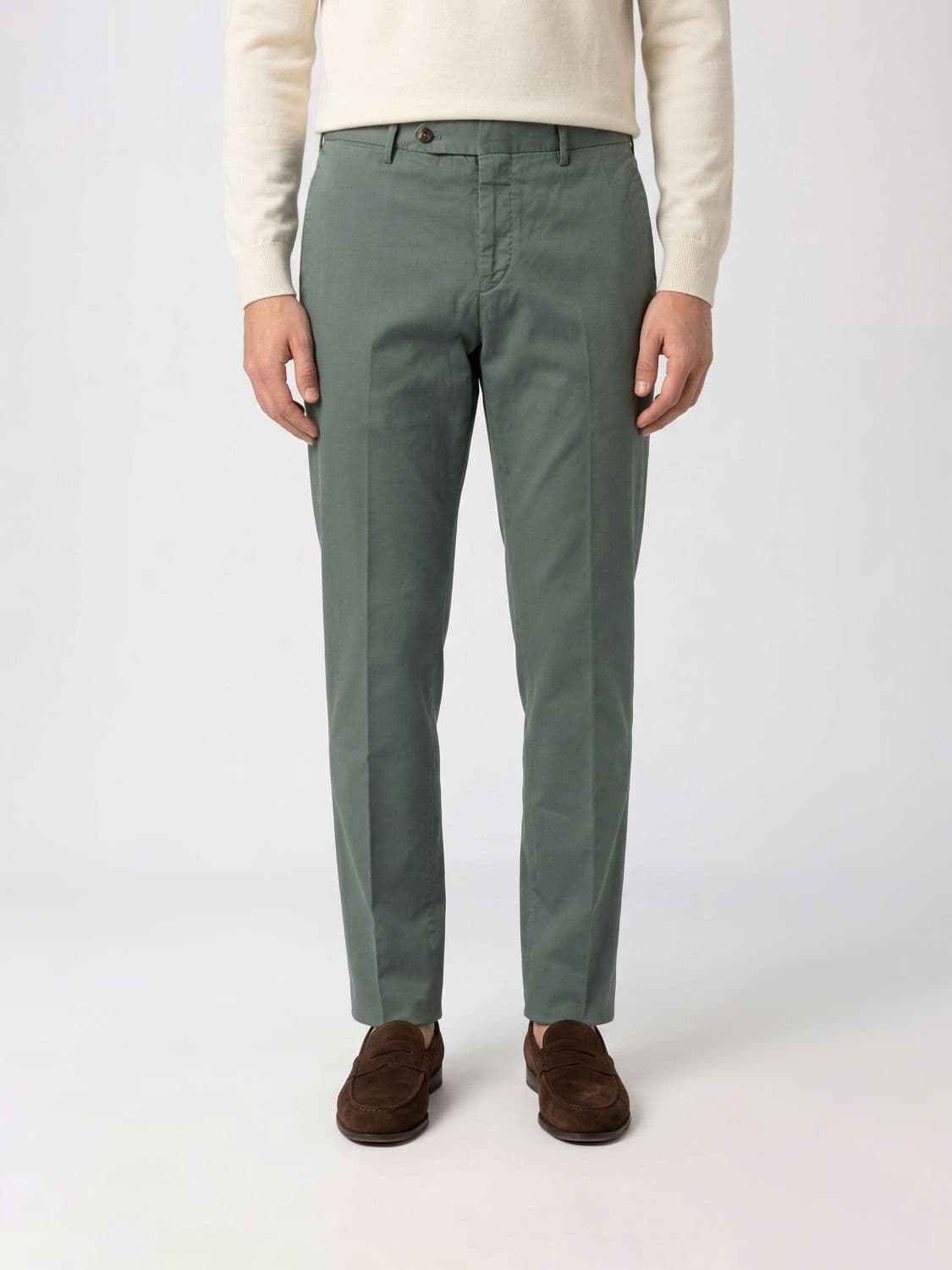 Pt01 Stretch Cotton Chino Trousers