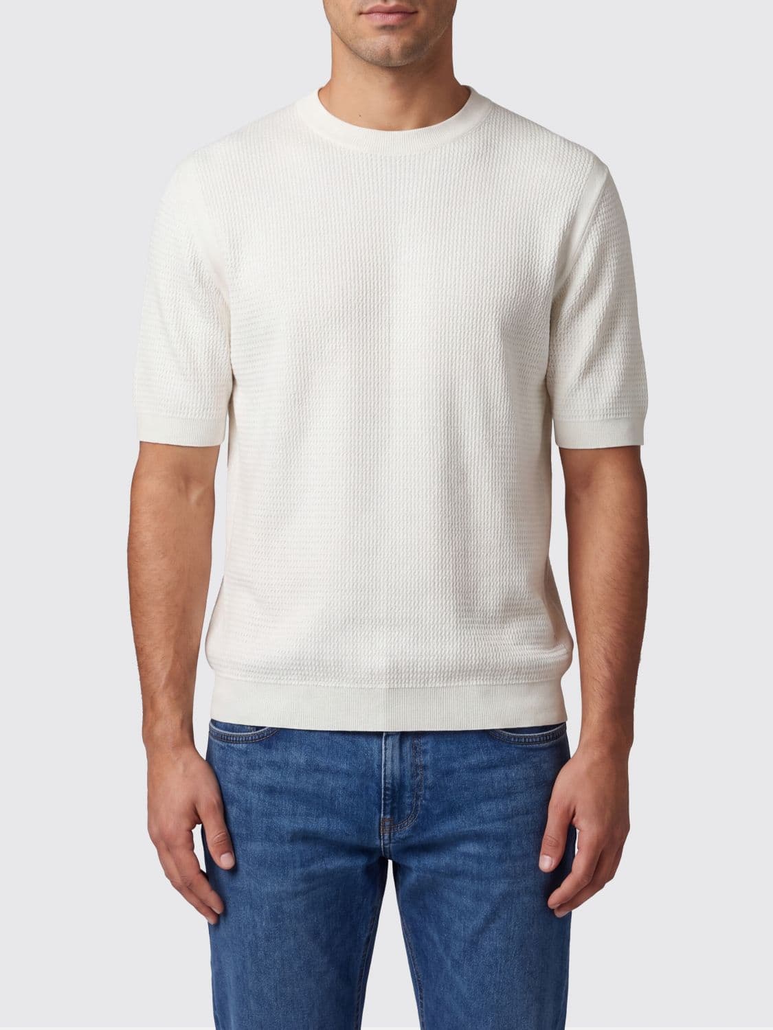 Ballantyne Cotton Crew Neck Sweater · 48