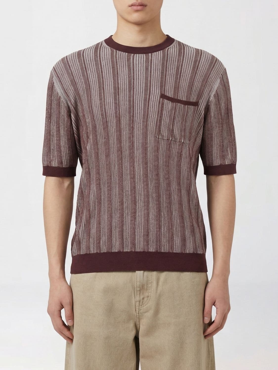 Ballantyne Striped Cotton Sweater