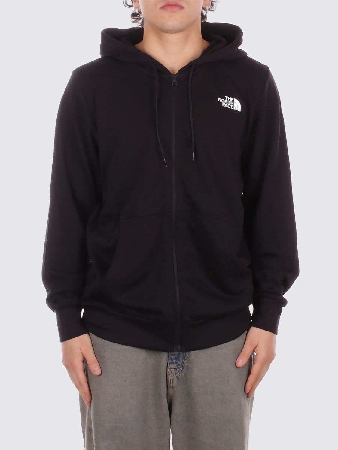 The North Face Cotton Zip Hoodie with Logo