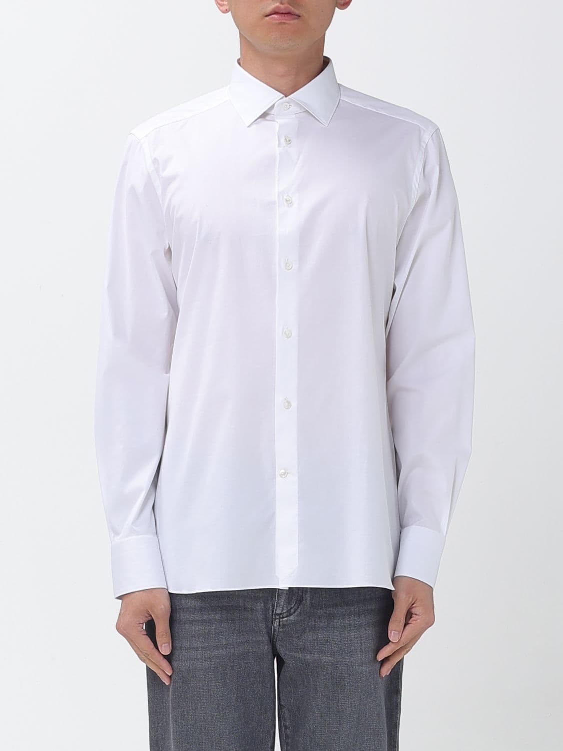 Zegna Classic Cotton Poplin Shirt · 40