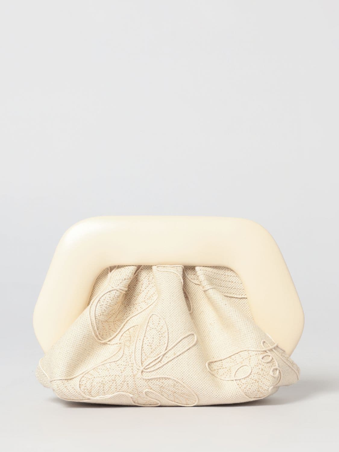 Themoirè Bios Canvas and Vegan Leather Clutch · OS