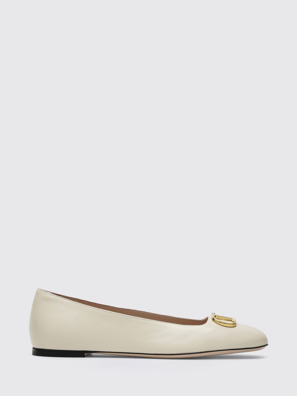 Valentino Garavani VLogo Signature Leather Ballerinas