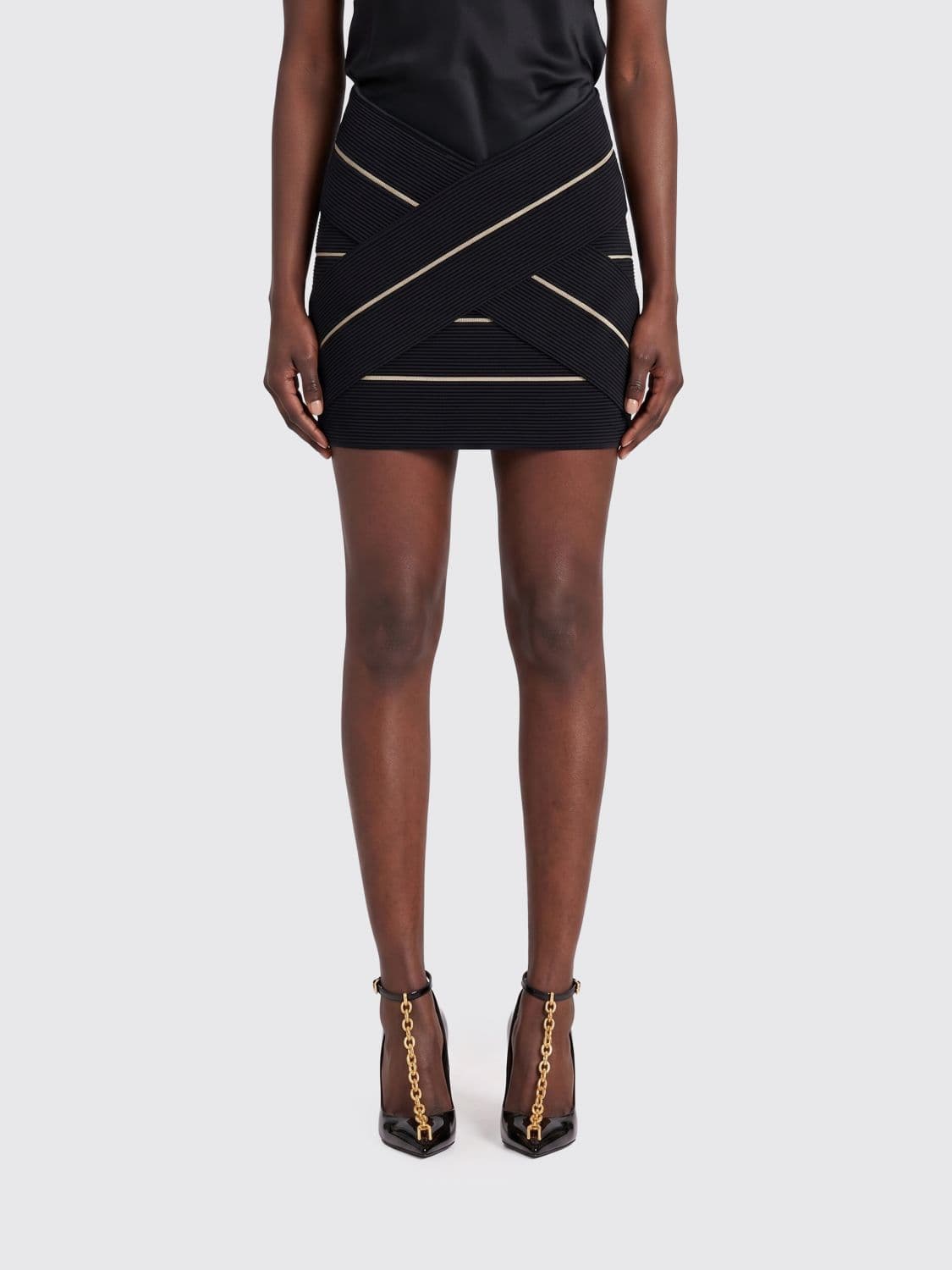 Balmain Jersey Mini Skirt