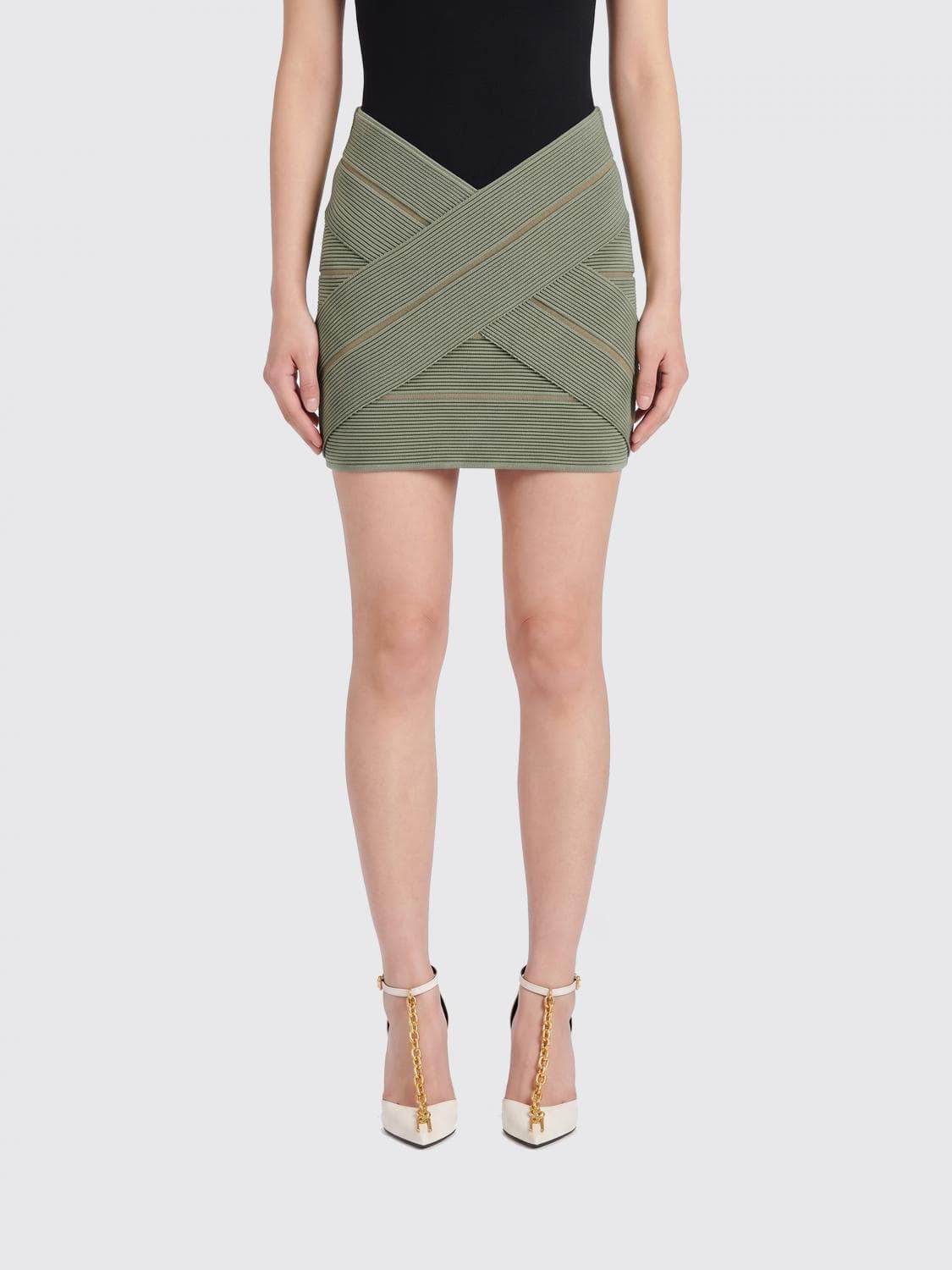 Balmain Jersey Mini Skirt · 36