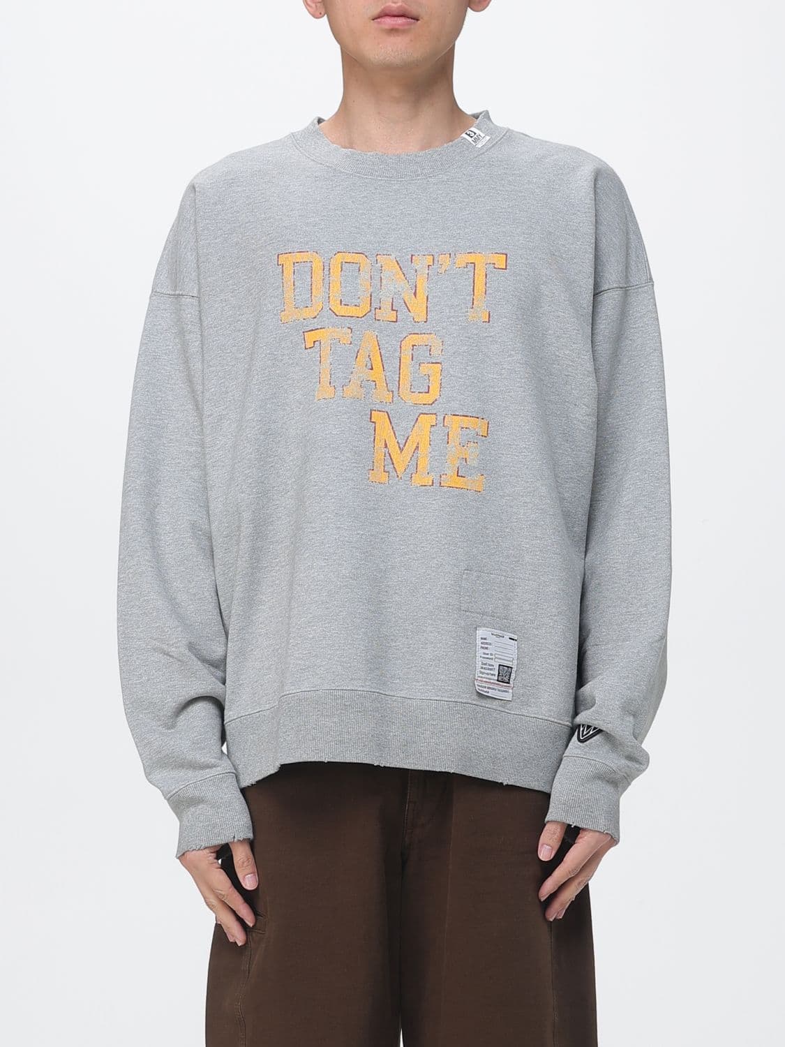 Maison Mihara Yasuhiro Printed Crew Neck Sweatshirt