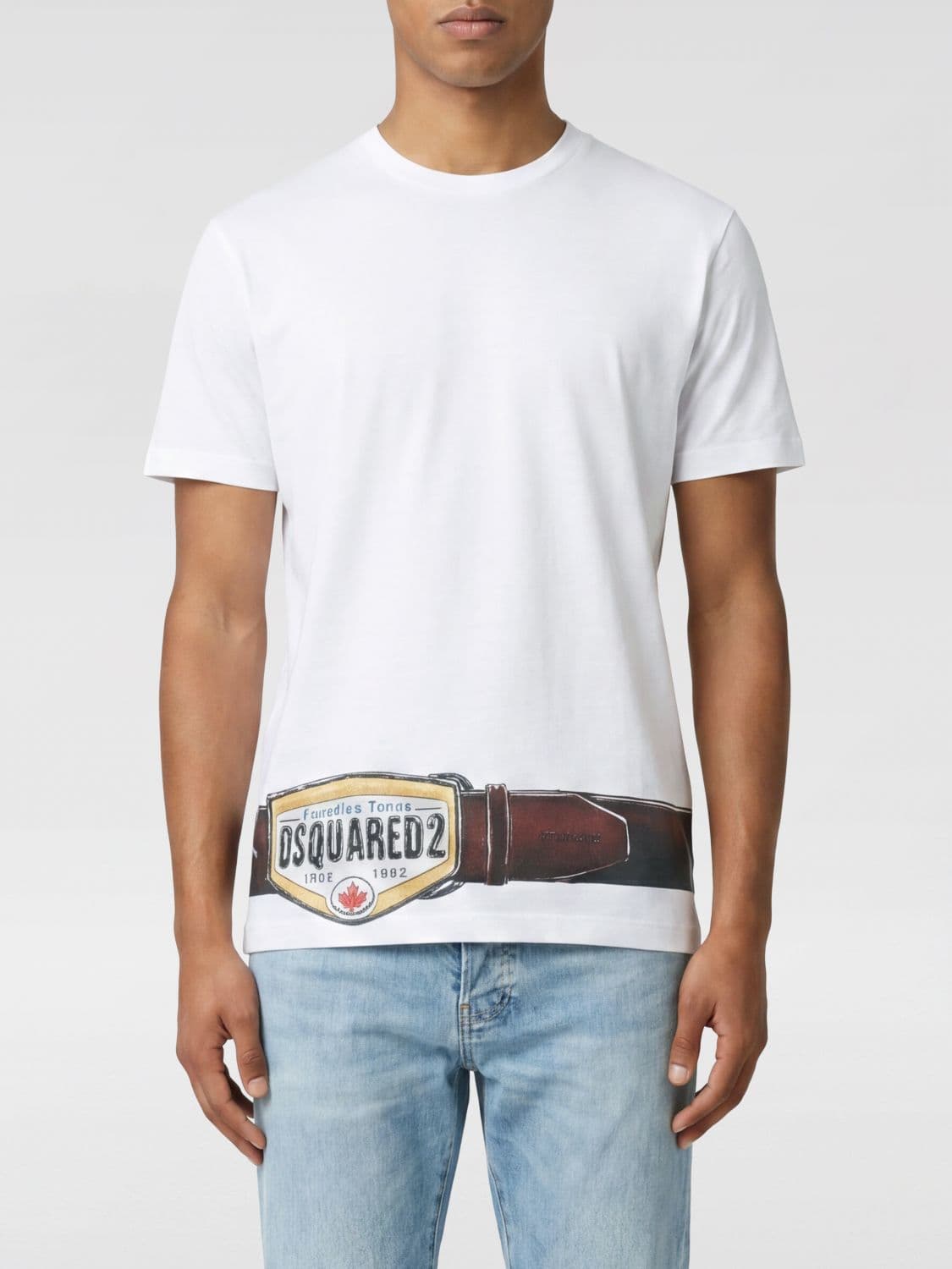 Dsquared2 Cotton T-shirt with Printed Logo