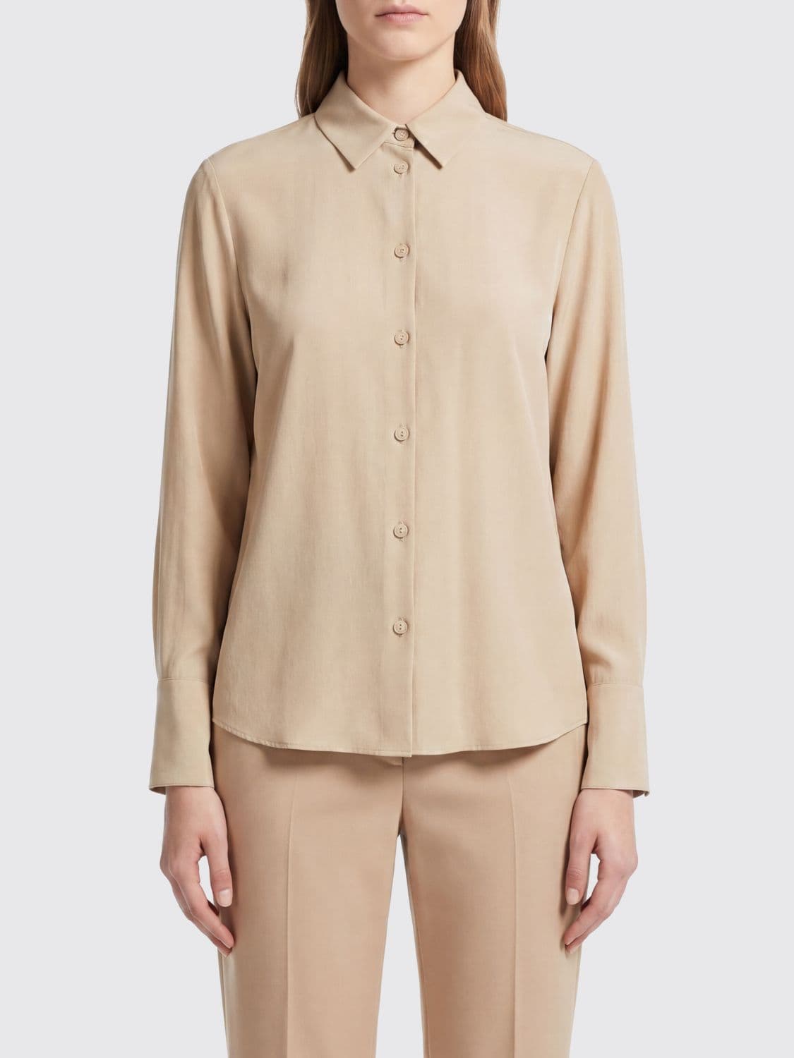 Max Mara Classic Cotton Poplin Shirt · 44