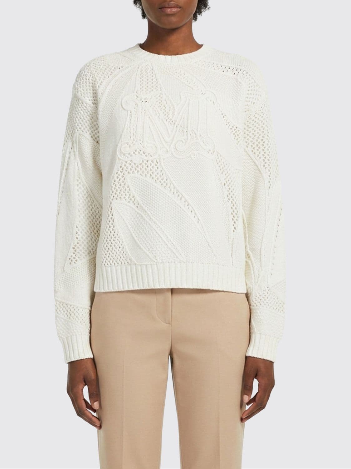 Max Mara Monogram Cotton Knit