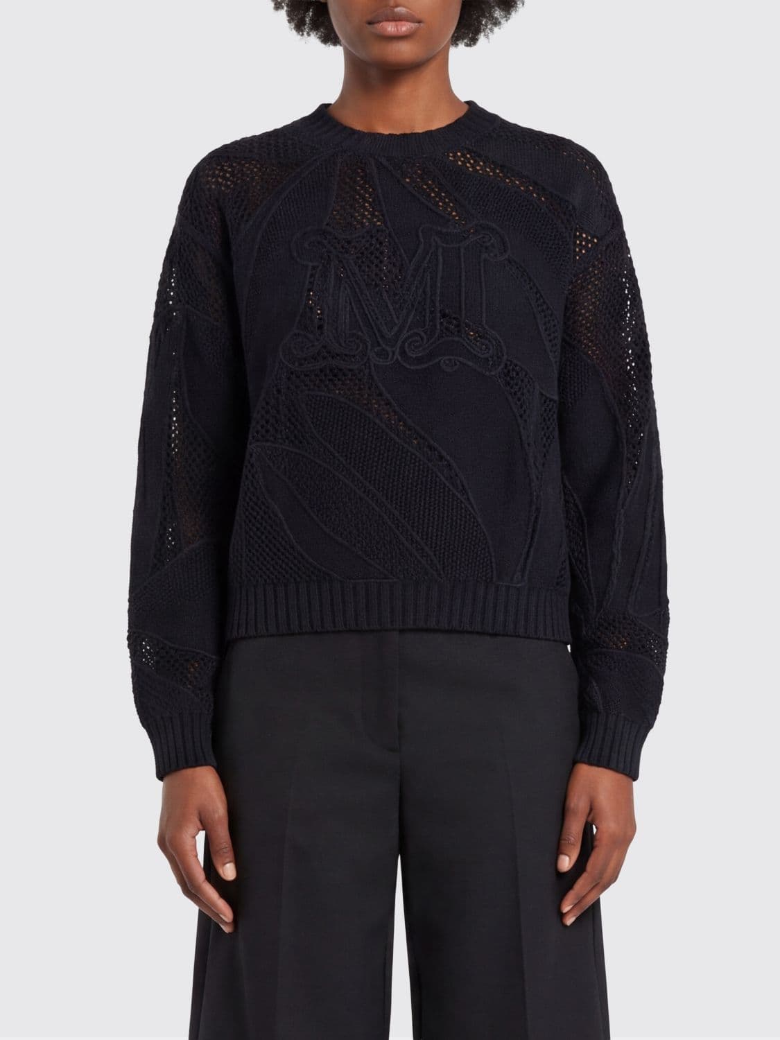 Max Mara Monogram Cotton Knit