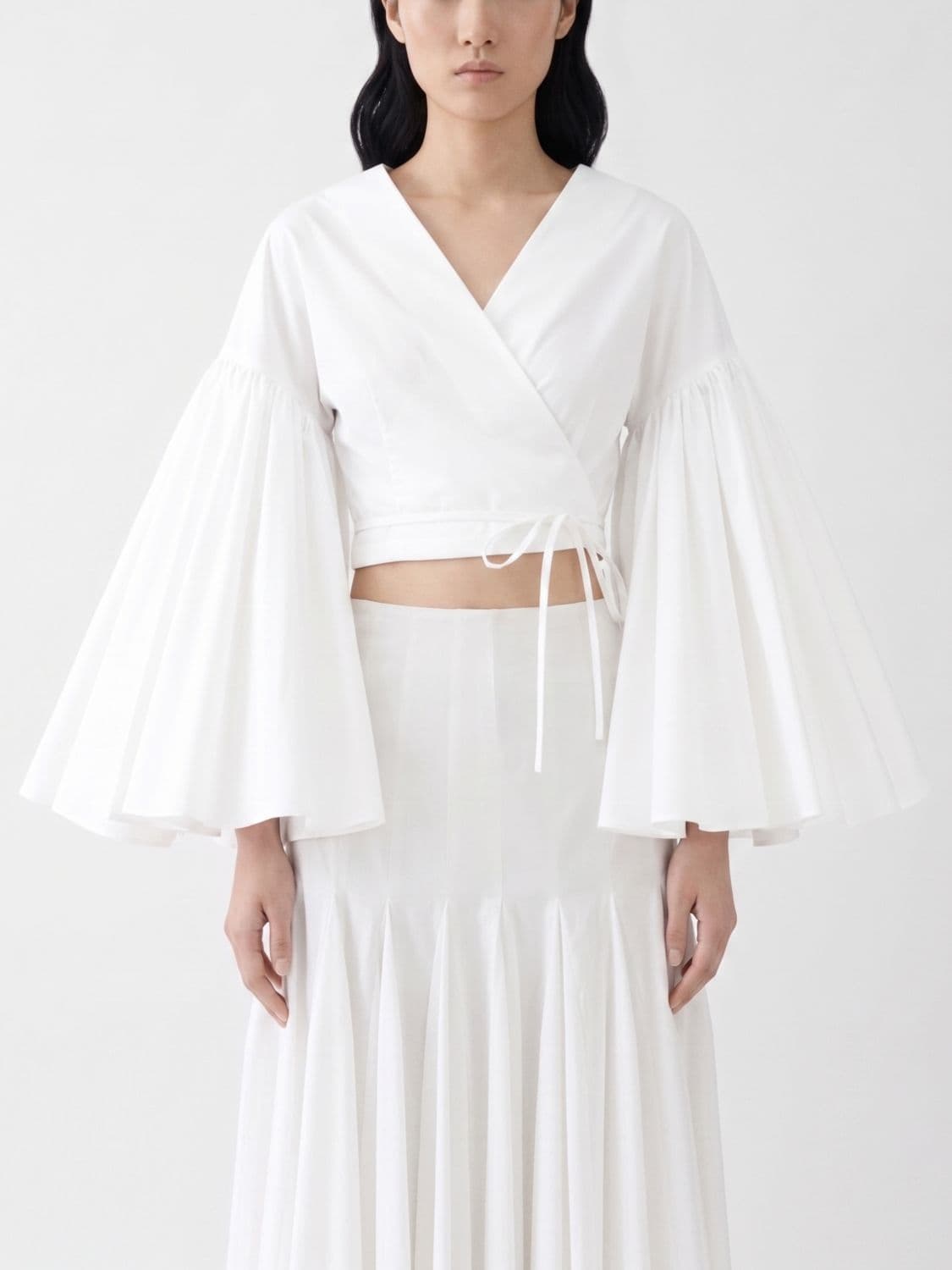 Jacquemus Paysan Wrap Top in Cotton