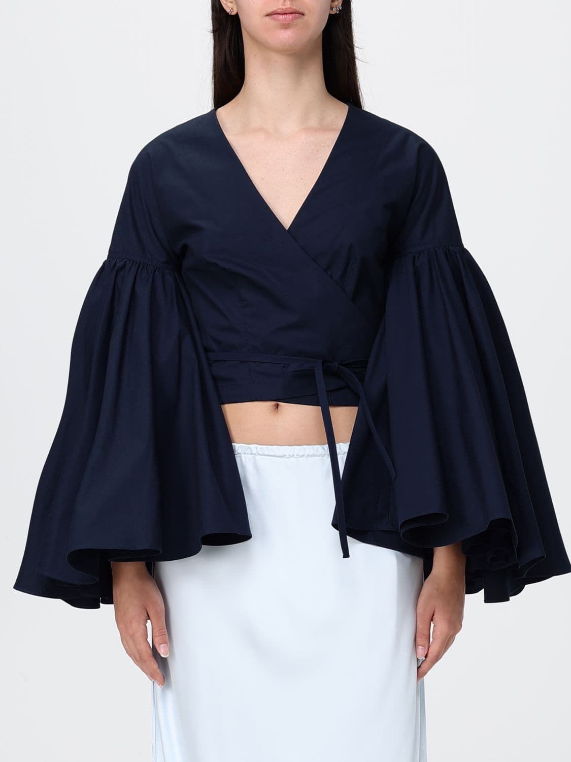 Jacquemus Paysan Wrap Top in Cotton