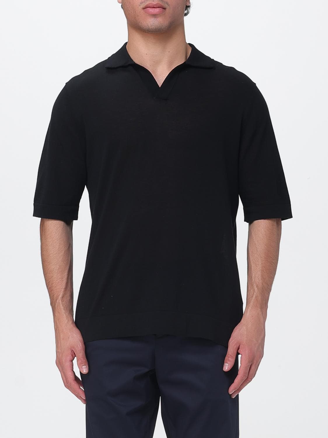 Ballantyne Cotton Knit Polo Shirt