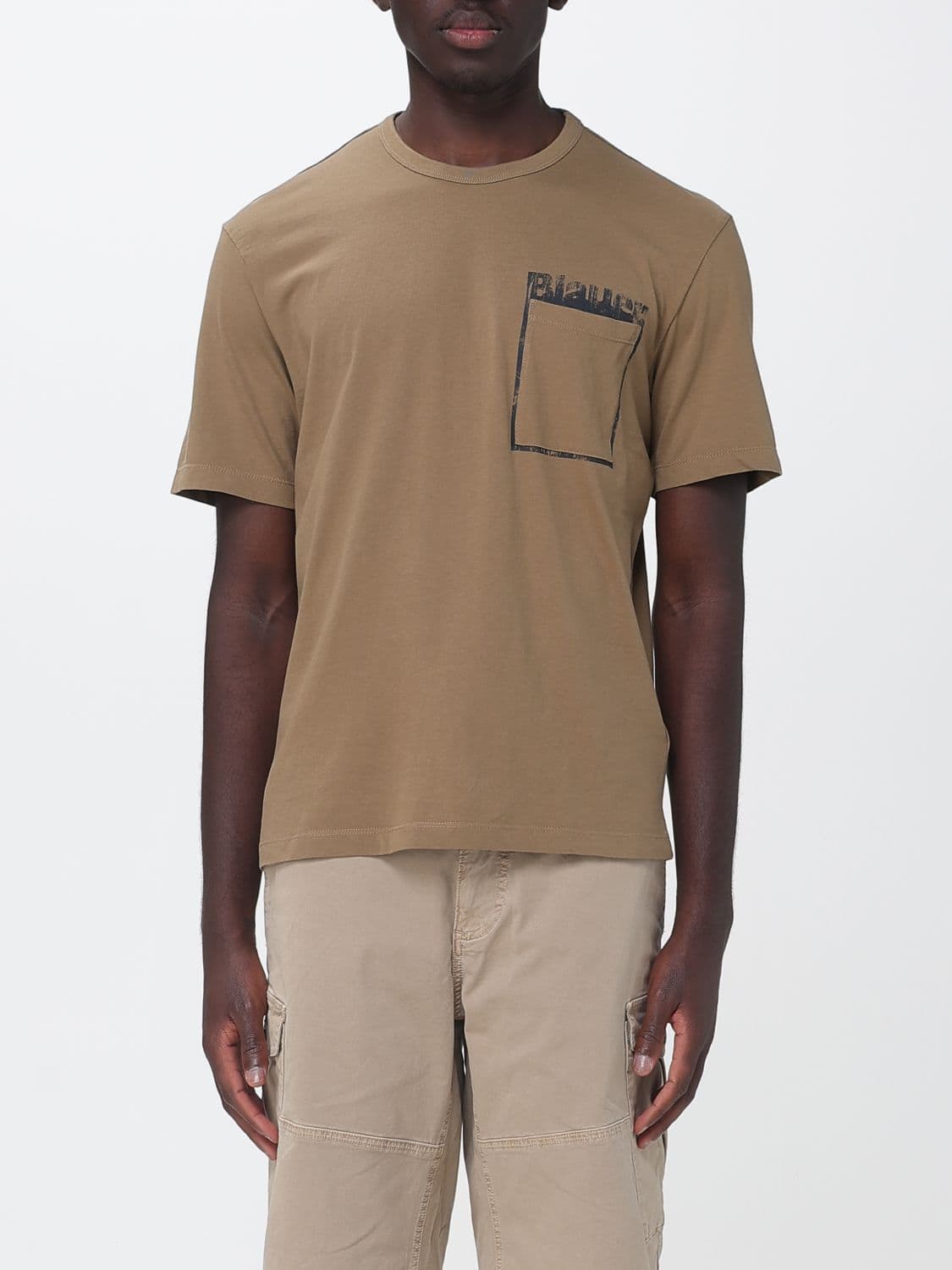 Blauer Printed Cotton T-Shirt
