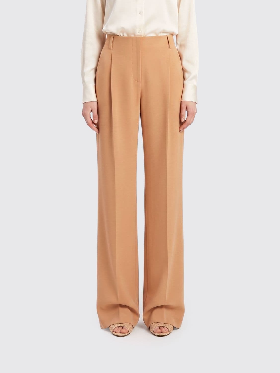 Ermanno Scervino Satin Palazzo Trousers