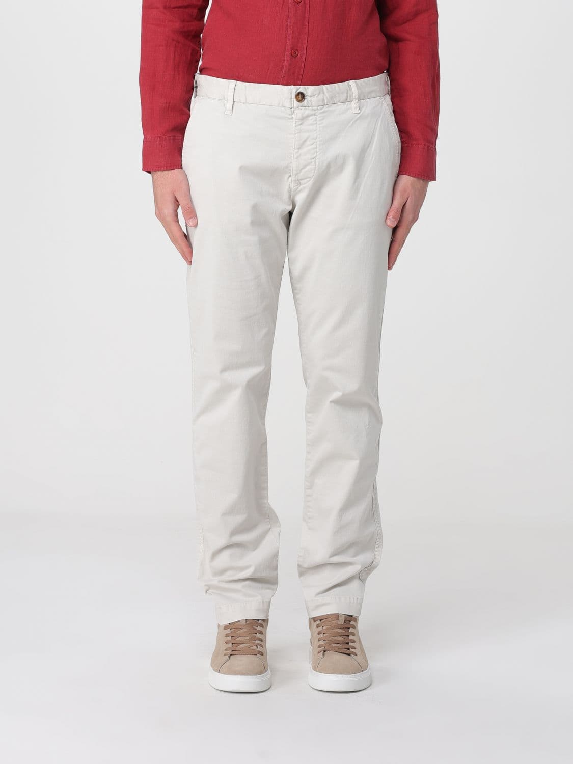 Blauer Stretch Cotton Chino Trousers