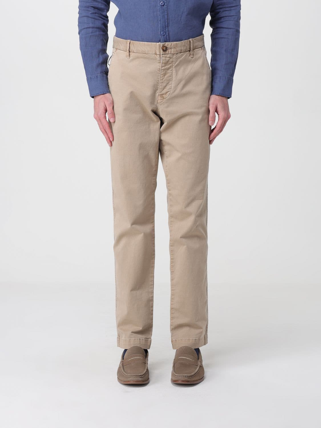 Blauer Stretch Cotton Chino Trousers