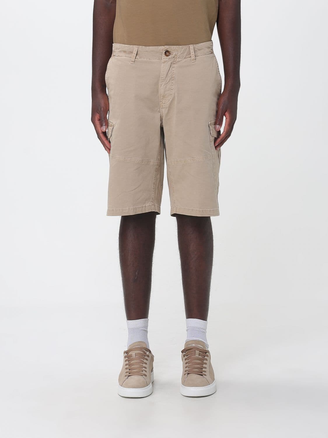 Blauer Stretch Cotton Cargo Shorts