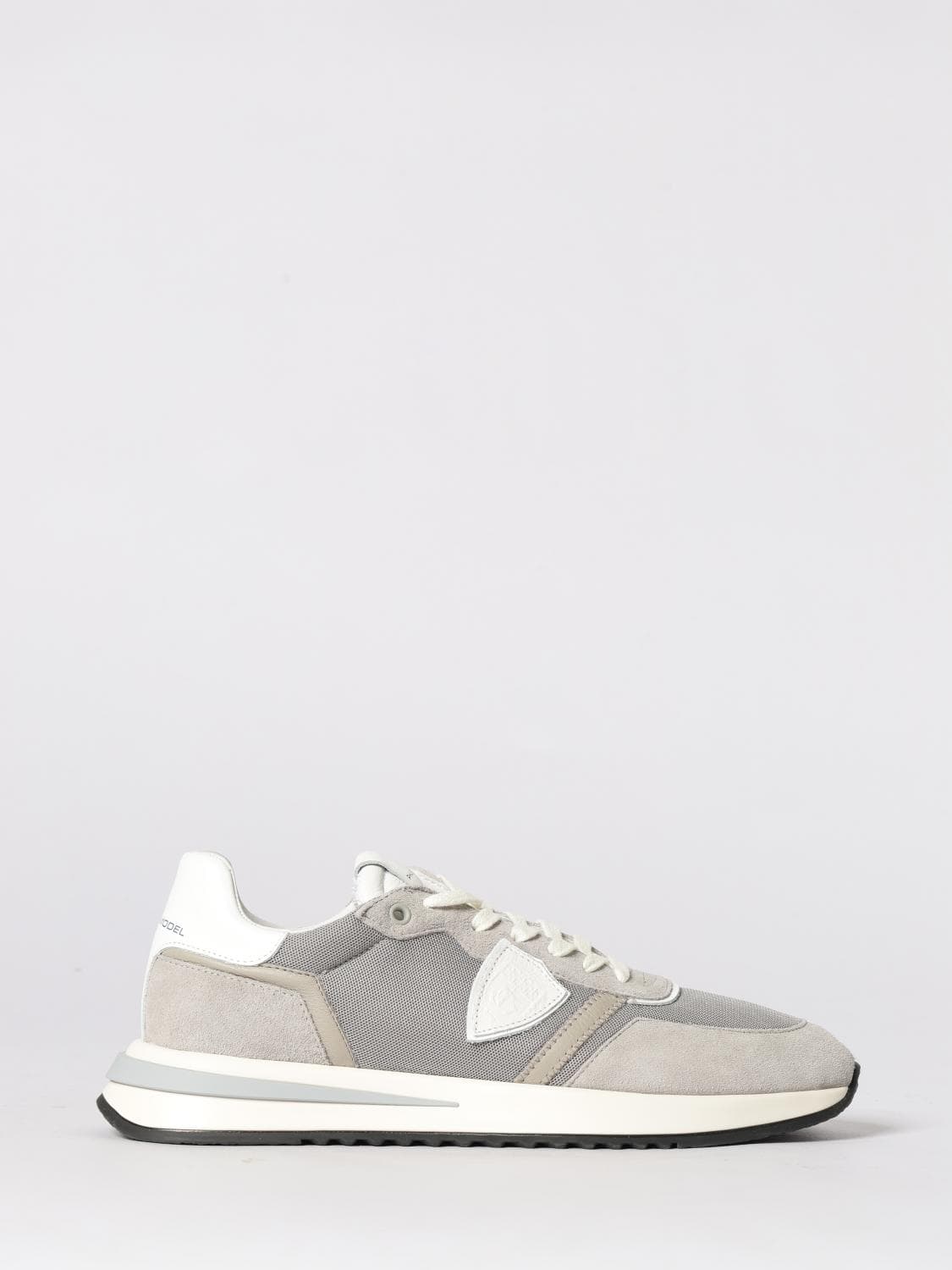 Philippe Model Suede and Mesh Sneakers