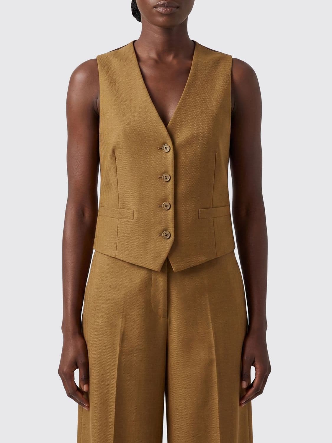 Burberry Single-Breasted Wool Vest