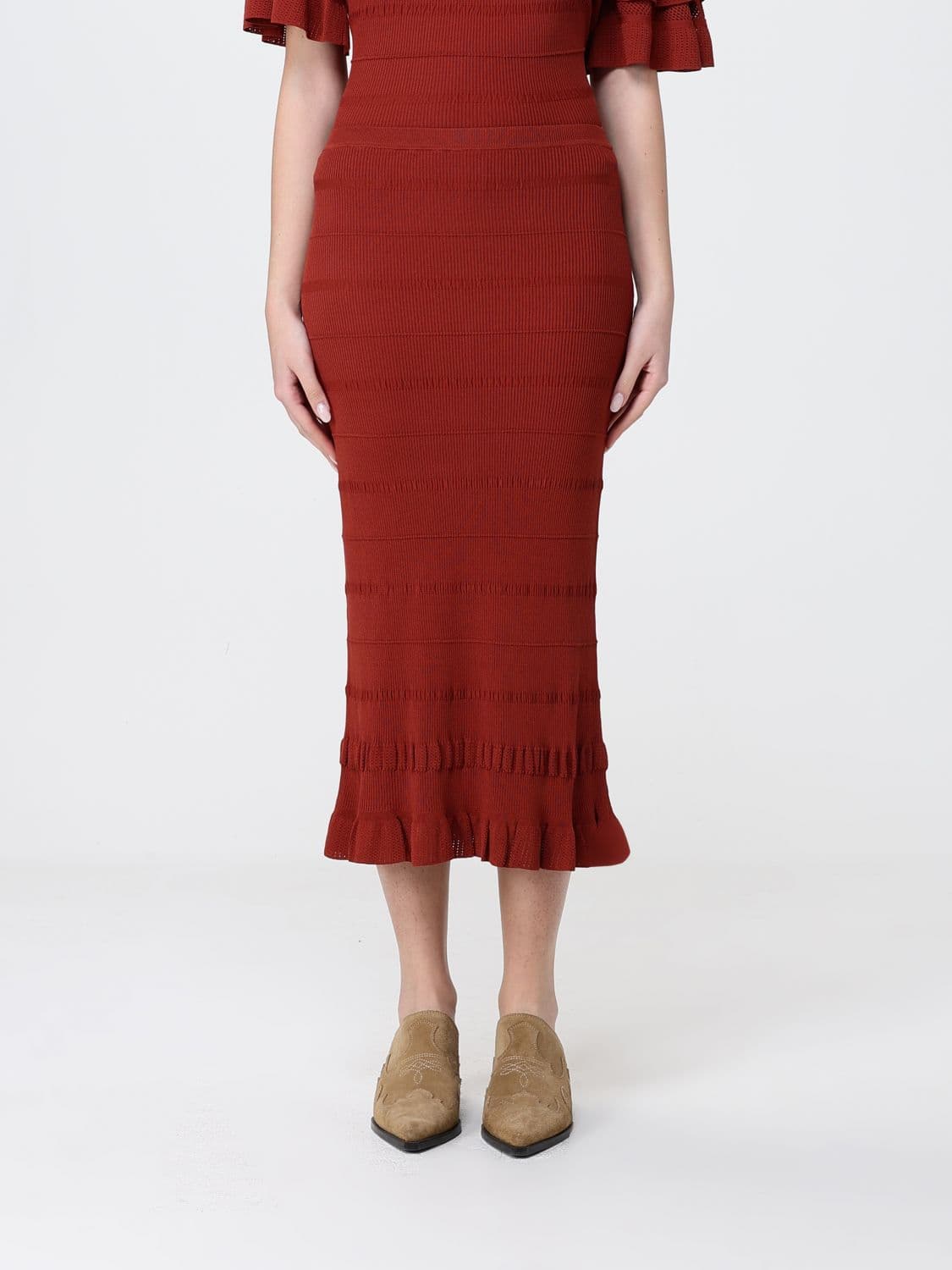 Twinset Knitted Pencil Skirt