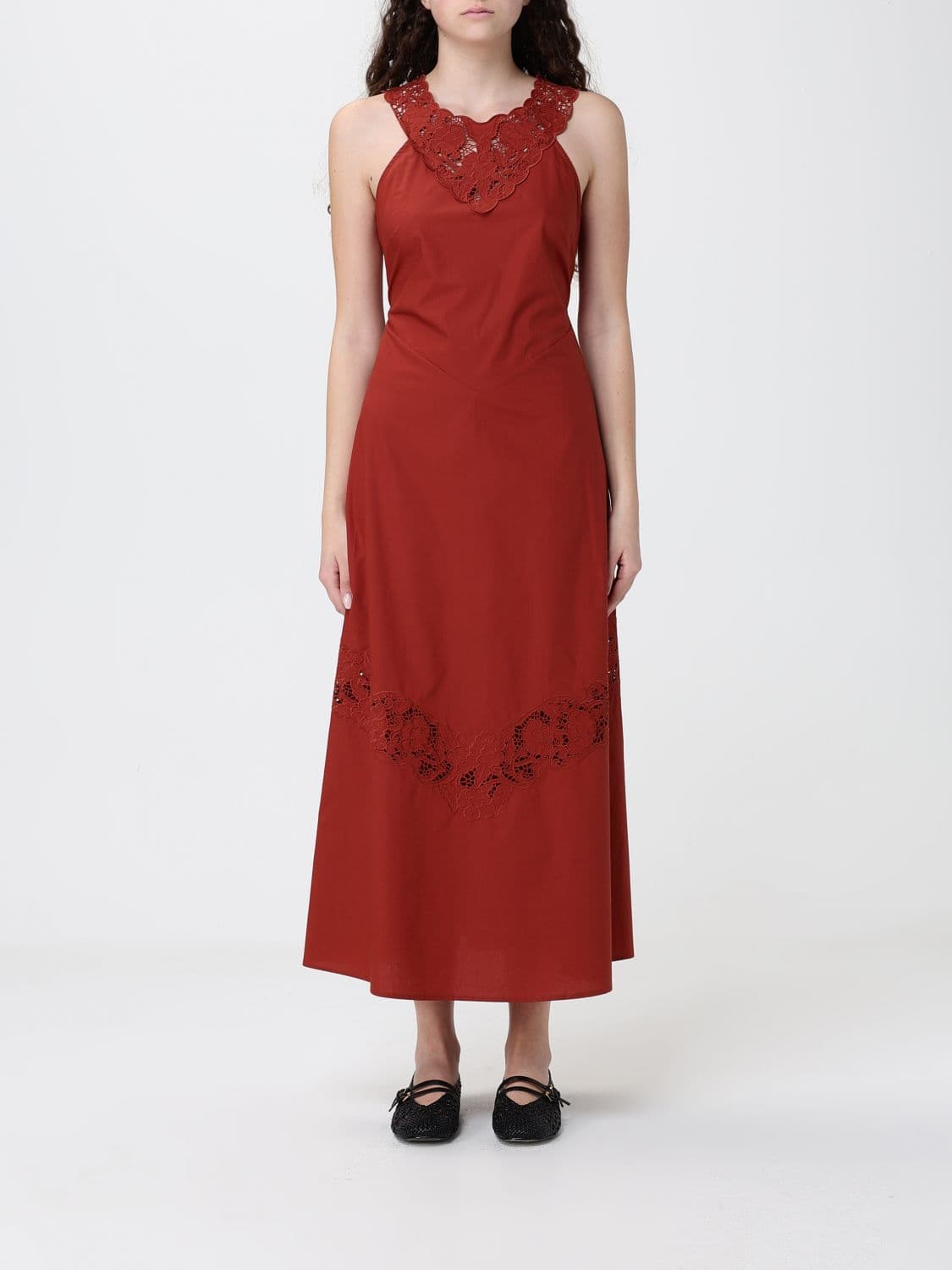 Twinset Cotton Midi Dress
