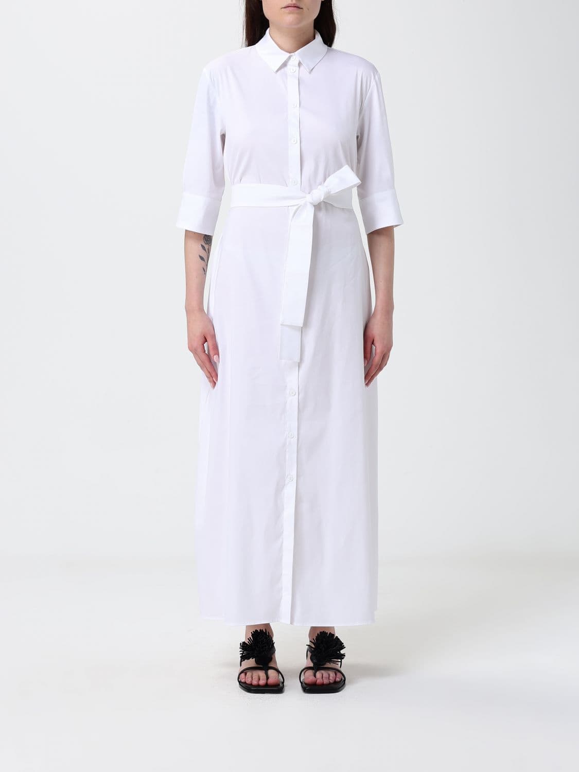 Max Mara Cotton Blend Chemisier Dress · 48