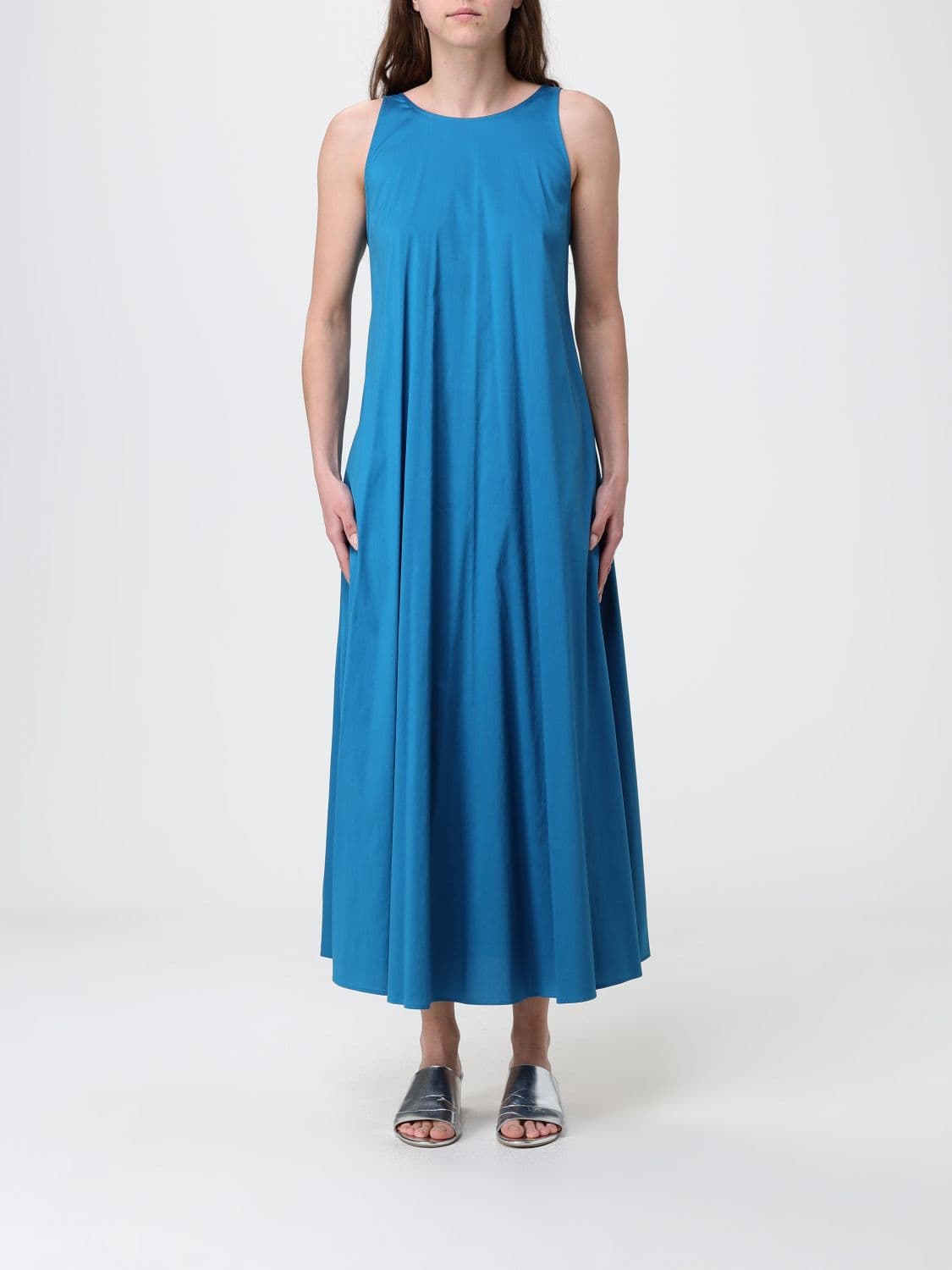 Max Mara Cotton Blend Midi Dress