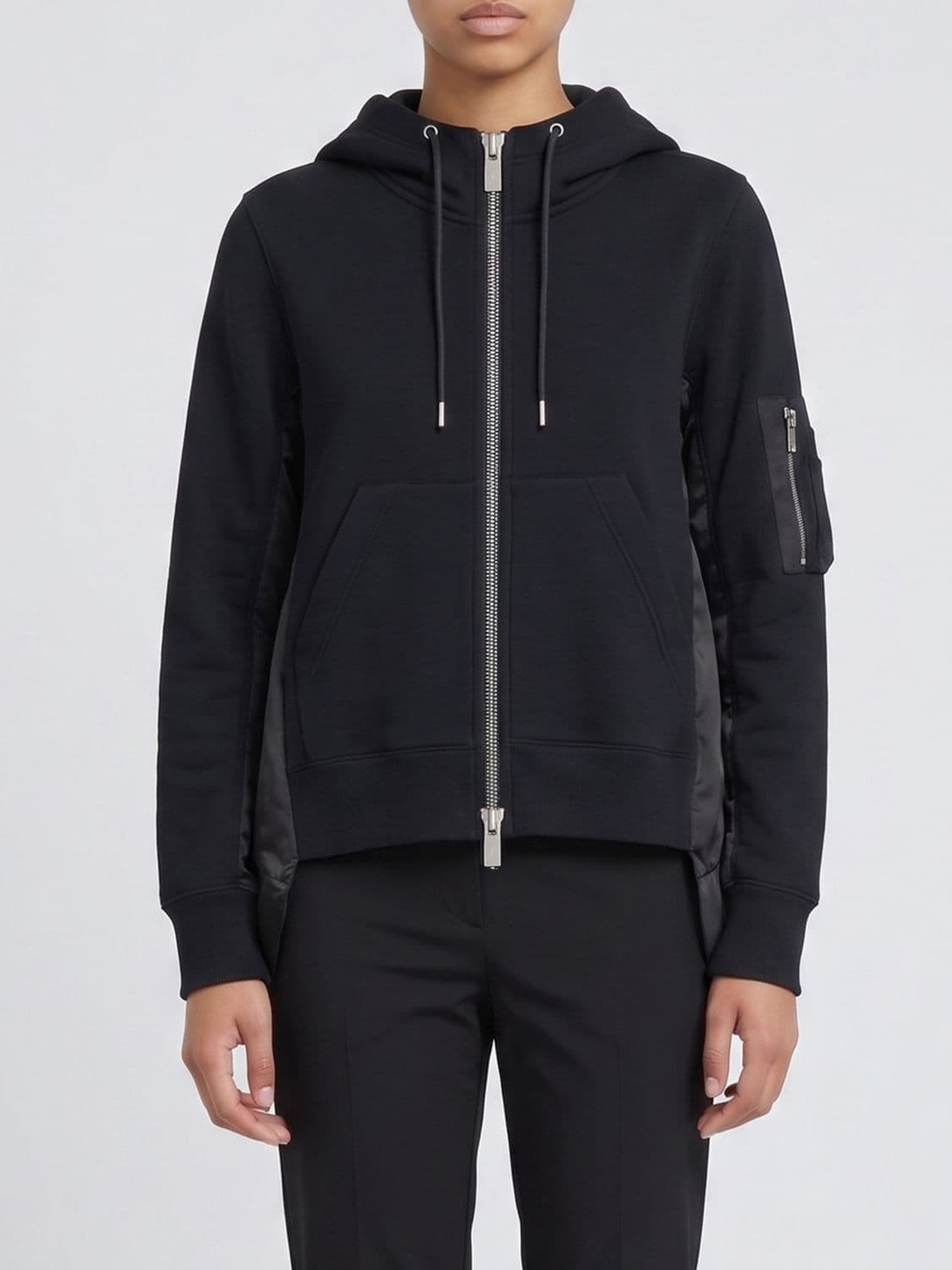 Sacai Cotton Blend Hoodie