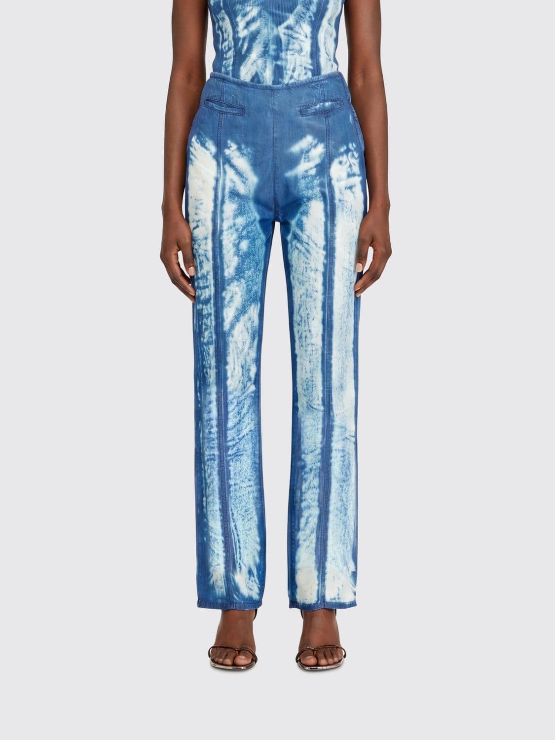 Diesel D-Lysar Printed Lyocell Jeans