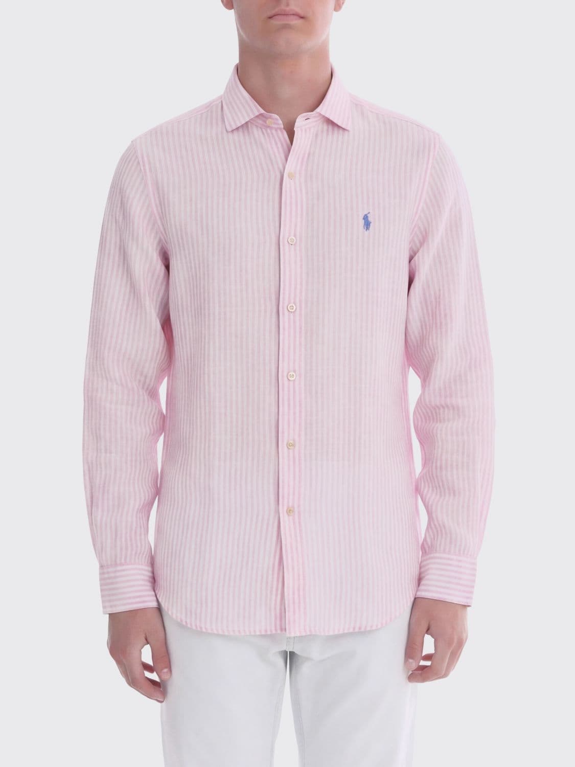 Polo Ralph Lauren Striped Linen Blend Casual Shirt · S