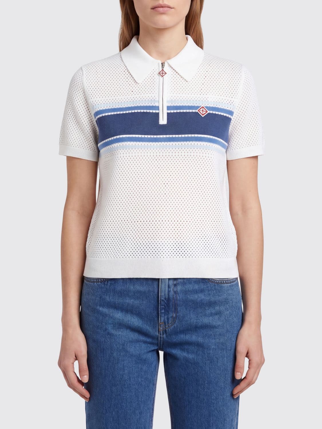 Casablanca Cotton Polo Shirt · S