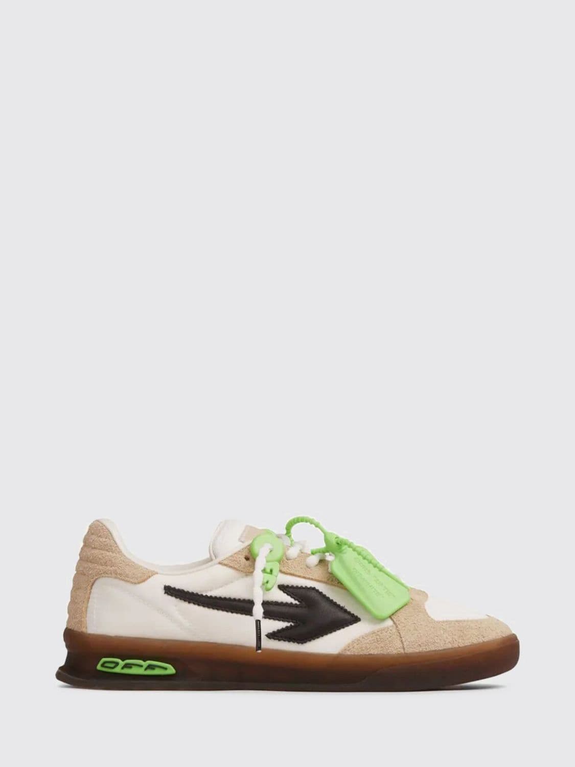 Off-White End of Play Suede and Nylon Sneakers