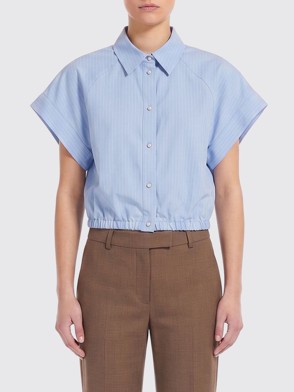 Jacob Cohen Striped Linen Blend Shirt