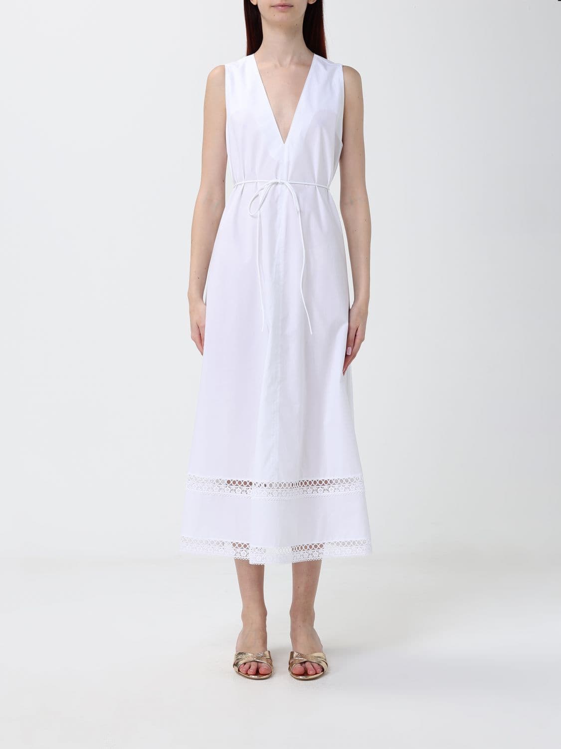 Twinset Cotton Midi Dress