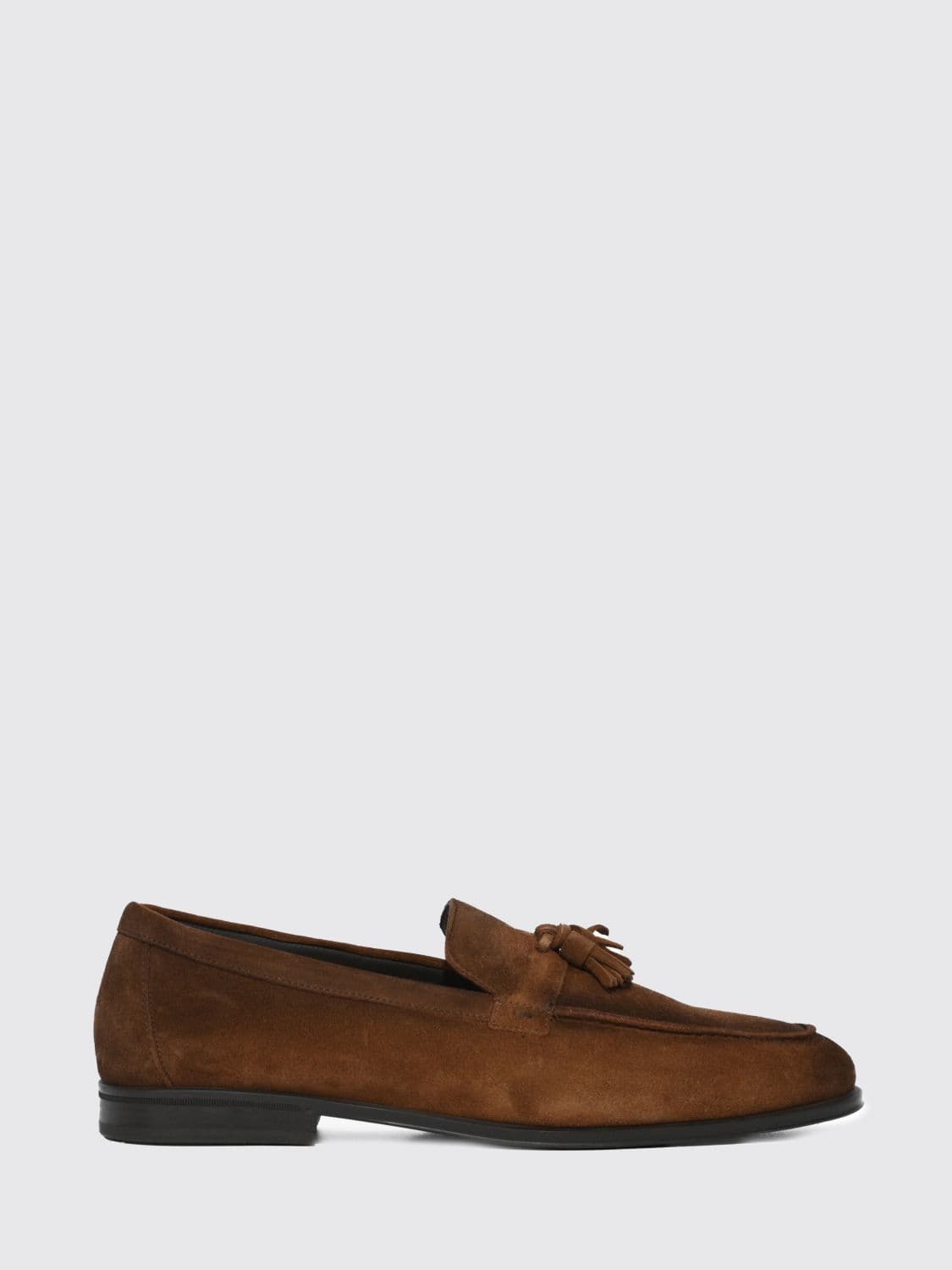 Doucal's Suede Loafers with Tassels