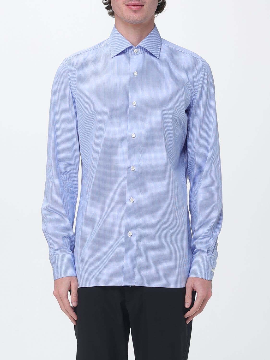 Luigi Borrelli Striped Cotton Shirt